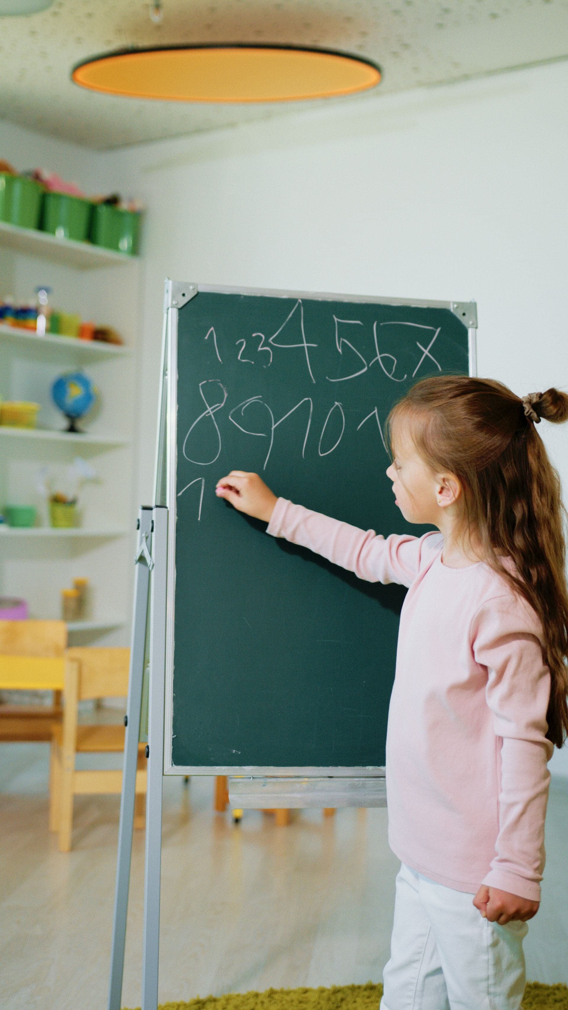 Vedic Maths tricks demonstration on chalkboard